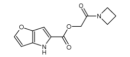 2-(azetidin-1-yl)-2-oxoethyl 4H-furo[3,2-b]pyrrole-5-carboxylate Structure