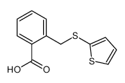 2-(thiophen-2-ylsulfanylmethyl)benzoic acid Structure