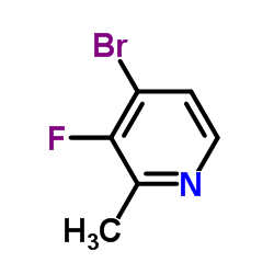 4-Bromo-3-fluoro-2-methylpyridine Structure