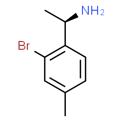 (1R)-1-(2-BROMO-4-METHYLPHENYL)ETHYLAMINE Structure