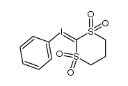 2-phenyliodonium-1,3-dithian-2-ide 1,1,3,3-tetraoxide结构式
