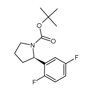 (R)-tert-butyl 2-(2,5-difluorophenyl)pyrrolidine-1-carboxylate structure