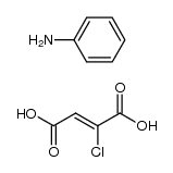 aniline; salt of/the/ chlorofumaric acid Structure