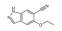 5-ethoxy-1H-indazole-6-carbonitrile结构式