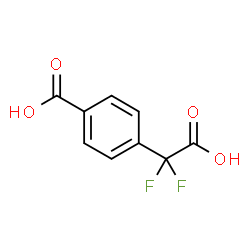 4-(羧基二氟甲基)苯甲酸结构式