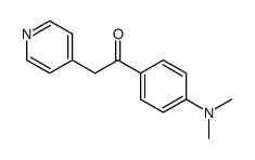 1-[4-(dimethylamino)phenyl]-2-pyridin-4-ylethanone结构式