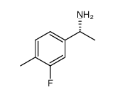 (R)-1-(3-fluoro-4-methylphenyl)ethan-1-amine Structure
