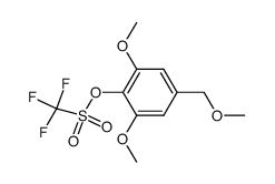 2,6-dimethoxy-4-(methoxymethyl)phenyl triflate结构式