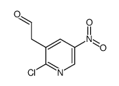 2-(2-chloro-5-nitropyridin-3-yl)acetaldehyde structure