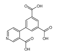 5-(3-carboxypyridin-4-yl)benzene-1,3-dicarboxylic acid结构式