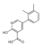 5-(2,3-dimethylphenyl)-2-oxo-1H-pyridine-3-carboxylic acid结构式