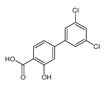 4-(3,5-dichlorophenyl)-2-hydroxybenzoic acid结构式