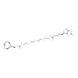 BCN-PEG3-Biotin structure