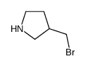 3-溴甲基-吡咯烷结构式