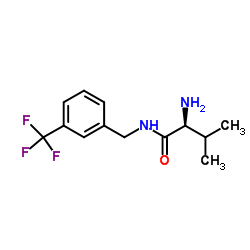 N-[3-(Trifluoromethyl)benzyl]-L-valinamide结构式