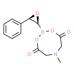 (Trans-3-Phenyloxiran-2-yl)boronic acid MIDA ester结构式