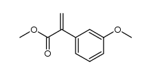 methyl 2-(3-methoxyphenyl)acrylate结构式