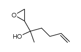 2-(oxiran-2-yl)hex-5-en-2-ol结构式