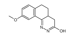 9-methoxy-4,4a,5,6-tetrahydro-2H-benzo[h]cinnolin-3-one结构式