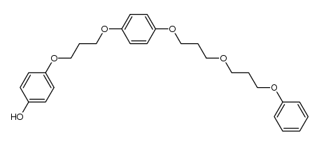 4-[3-[4-[3-(3-Phenoxypropoxy)propoxy]phenoxy]propoxy]phenol结构式