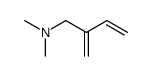 N,N-dimethyl-2-methylidenebut-3-en-1-amine结构式