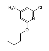 2-butoxy-6-chloropyridin-4-amine Structure