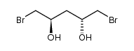 (2R,4R)-1,5-dibromo-2,4-pentanediol结构式