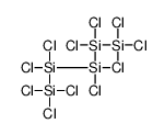 trichloro-[dichloro-[dichloro-[dichloro(trichlorosilyl)silyl]silyl]silyl]silane Structure