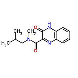 N-Isobutyl-N-methyl-3-oxo-3,4-dihydro-2-quinoxalinecarboxamide Structure