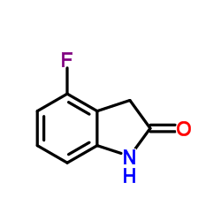 4-Fluoro-1,3-dihydro-2H-indol-2-one structure