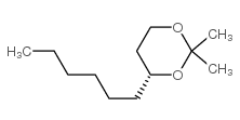 (R)-(+)-4-己基-2,2-二乙基-[1,3]-二氧结构式