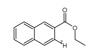 ethyl 2-naphthoate-3-d结构式