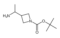 TERT-BUTYL 3-(1-AMINOETHYL)AZETIDINE-1-CARBOXYLATE Structure