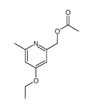 2-Pyridinemethanol,4-ethoxy-6-methyl-,acetate(ester)(9CI)结构式