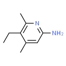 2-Pyridinamine,5-ethyl-4,6-dimethyl-(9CI) structure