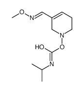 [5-[(E)-methoxyiminomethyl]-3,6-dihydro-2H-pyridin-1-yl] N-propan-2-ylcarbamate结构式