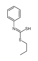 propyl N-phenylcarbamodithioate Structure