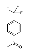 1-methylsulfinyl-4-(trifluoromethyl)benzene结构式