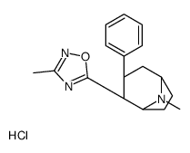 3-methyl-5-[(3S,4S)-8-methyl-3-phenyl-8-azabicyclo[3.2.1]octan-4-yl]-1,2,4-oxadiazole,hydrochloride Structure