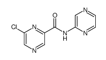 N-(2-pyrazinyl)-6-chloro-2-pyrazinecarboxamide Structure