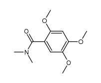 2,4,5-trimethoxy-N,N-dimethylbenzamide结构式