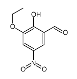 Benzaldehyde, 3-ethoxy-2-hydroxy-5-nitro- (9CI) Structure