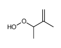 1,2-dimethyl-allyl hydroperoxide Structure