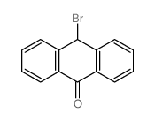 9(10H)-Anthracenone,10-bromo-结构式