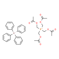TETRAKIS(HYDROXYMETHYL)PHOSPHONIUMTETRAPHENYLBORATE-TETRA. structure