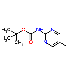 2-Methyl-2-propanyl (5-iodo-2-pyrimidinyl)carbamate picture