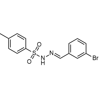 N'-(3-溴亚苄基)-4-甲基苯磺酰肼结构式