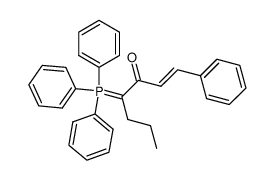 1-cinnamoylbutylidene(triphenyl)phosphorane结构式
