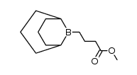 methyl 4-(9-borabicyclo[3.3.1]nonan-9-yl)butanoate结构式