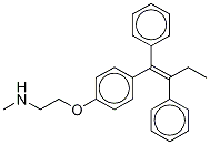 N-Desmethyl Tamoxifen-d5结构式